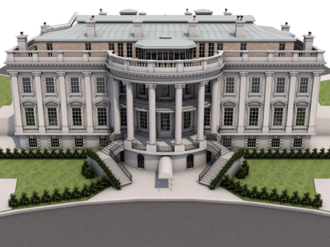White House 2 Modelo 3D