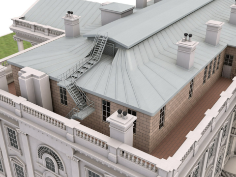 White House 2 Modelo 3D