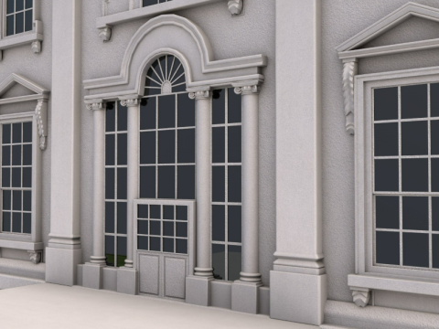 White House 2 Modelo 3D