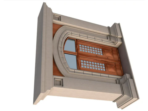 Gothic door 3D Model