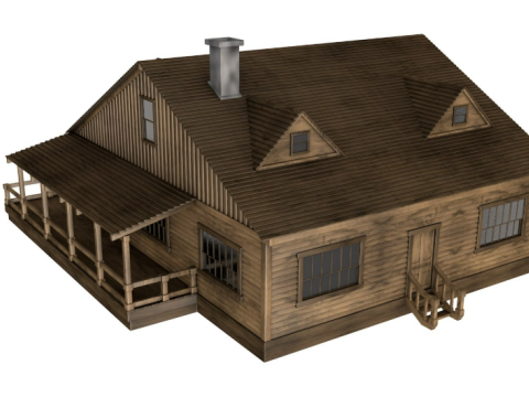 Large Western Collection Modelo 3D