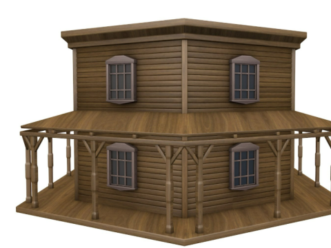 Large Western Collection Modelo 3D