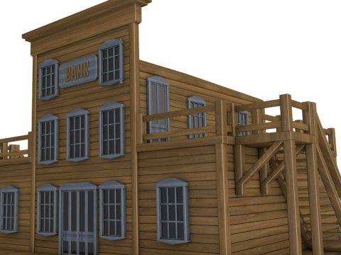 Large Western Collection Modelo 3D