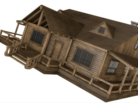 Large Western Collection Modelo 3D