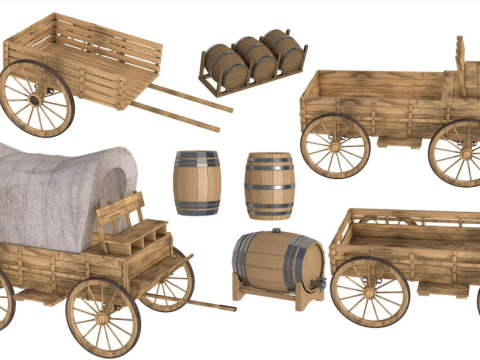 Large Western Collection Modelo 3D