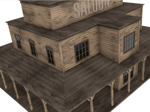 Large Western Collection Modelo 3D