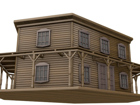 Large Western Collection Modelo 3D