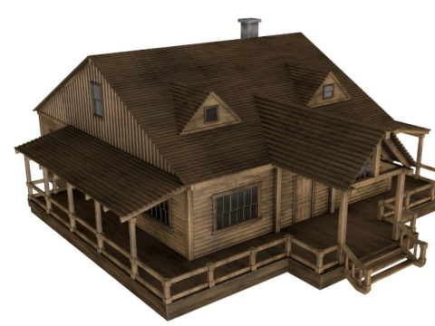 Large Western Collection Modelo 3D