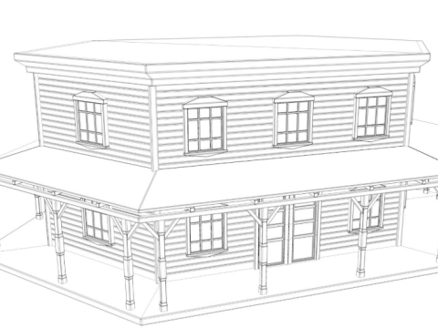 Large Western Collection Modelo 3D