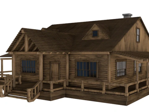 Dom Zachodni Model 3D