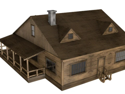 Western House 3D Model