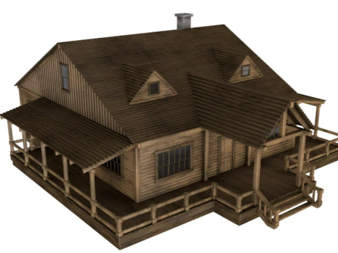 Western House 3D Model