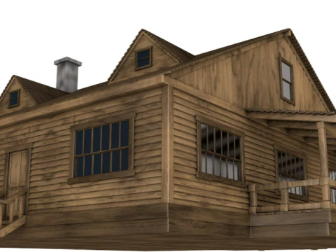 Western House 3D Model