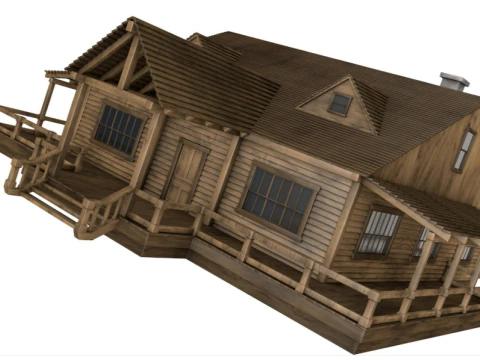 Western House 3D Model