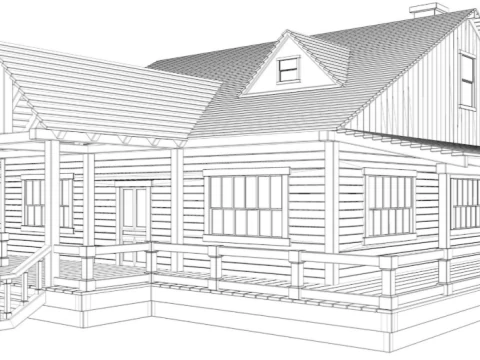 Western House 3D Model