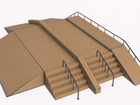 Skate Park Modèle 3D