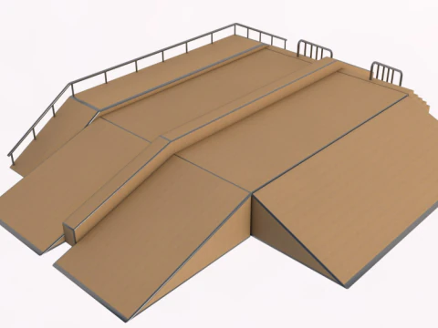 Skate Park 3D Model