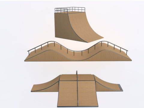 Skate Park Modèle 3D
