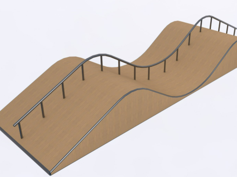 Skate Park Modèle 3D