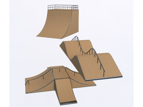 Skate Park Modèle 3D
