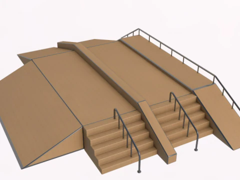 Skate Park 3D Model