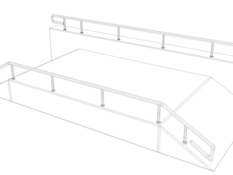 Skate Park Modèle 3D