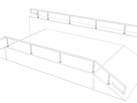 Skate Park 3D Model