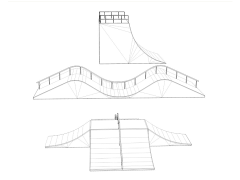 Skate Park Modèle 3D