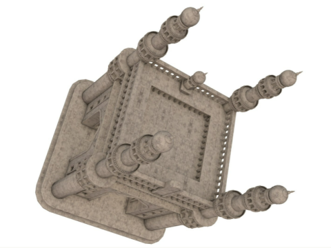 Charminar Modelo 3D