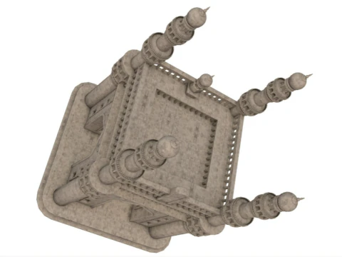 Charminar 3D Model