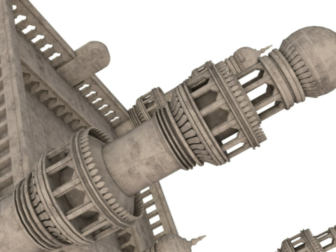 Charminar Modelo 3D