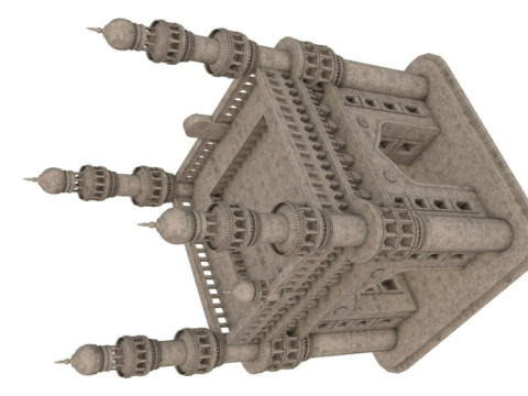 Charminar Modelo 3D