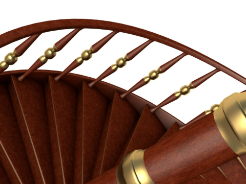 Spiral Stair 3D Model