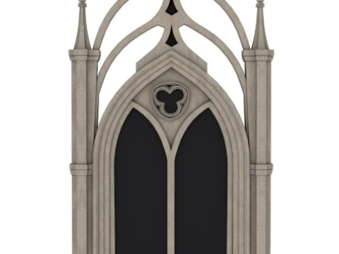 Big Gothic Window collection Modèle 3D