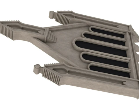 Big Gothic Window collection 3D Model