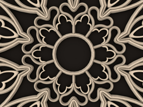 Big Gothic Window collection Modèle 3D