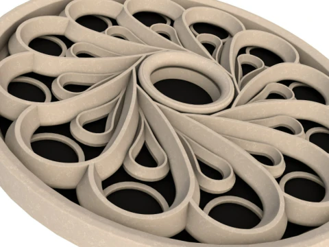 Big Gothic Window collection 3D Model