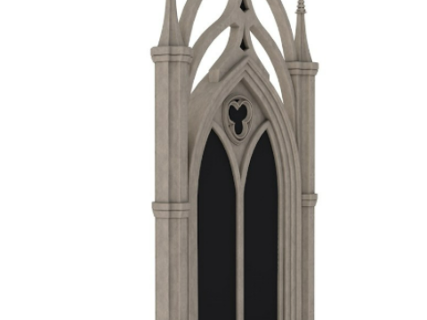 Big Gothic Window collection Modèle 3D