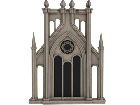 Gothic Window collection Modelo 3D