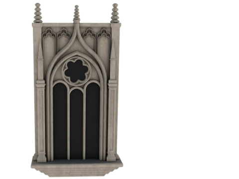 Gothic Window collection Modelo 3D