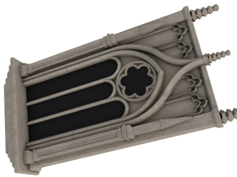 Gothic Window collection Modelo 3D