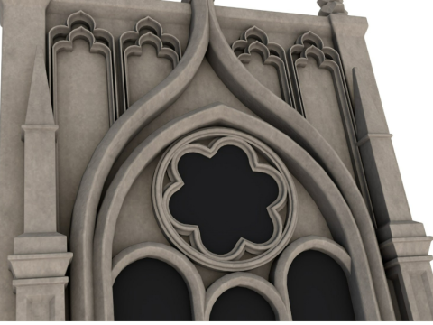 Gothic Window collection Modelo 3D