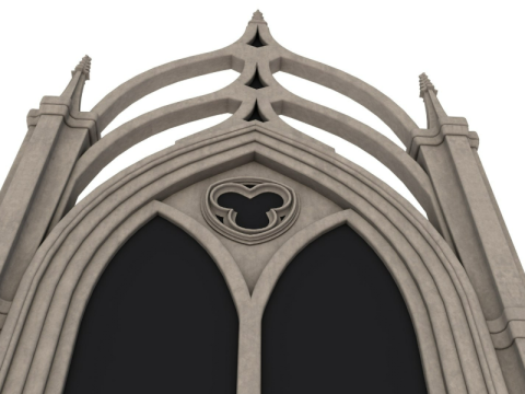 Gothic Window collection Modelo 3D