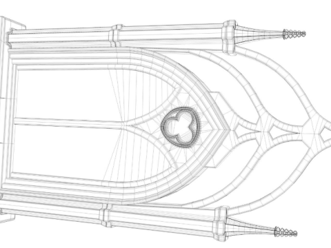 Gothic Window collection Modelo 3D