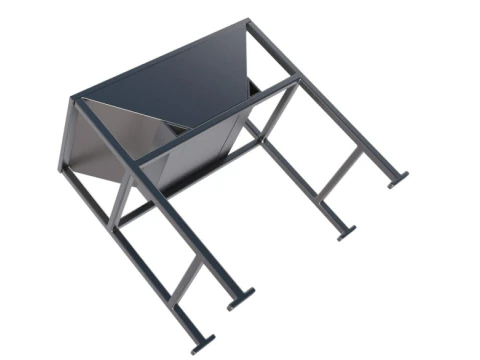 Grain Storage Bins Collection 3D Model