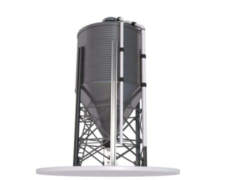 Grain Storage Bins Collection 3Dモデル
