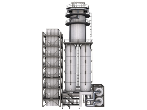 Refinery Module 3D मॉडल