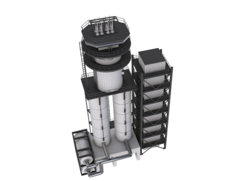Refinery Module 3D मॉडल