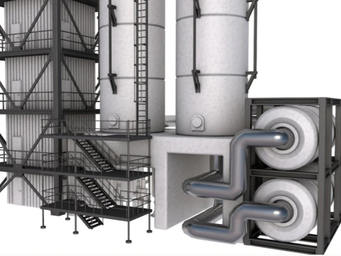 Refinery Module 3D Model