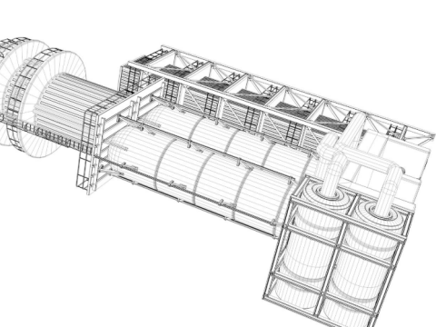 Refinery Module 3D मॉडल